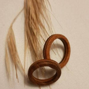 Anillo de madera Toscana cerezo, pino y nogal