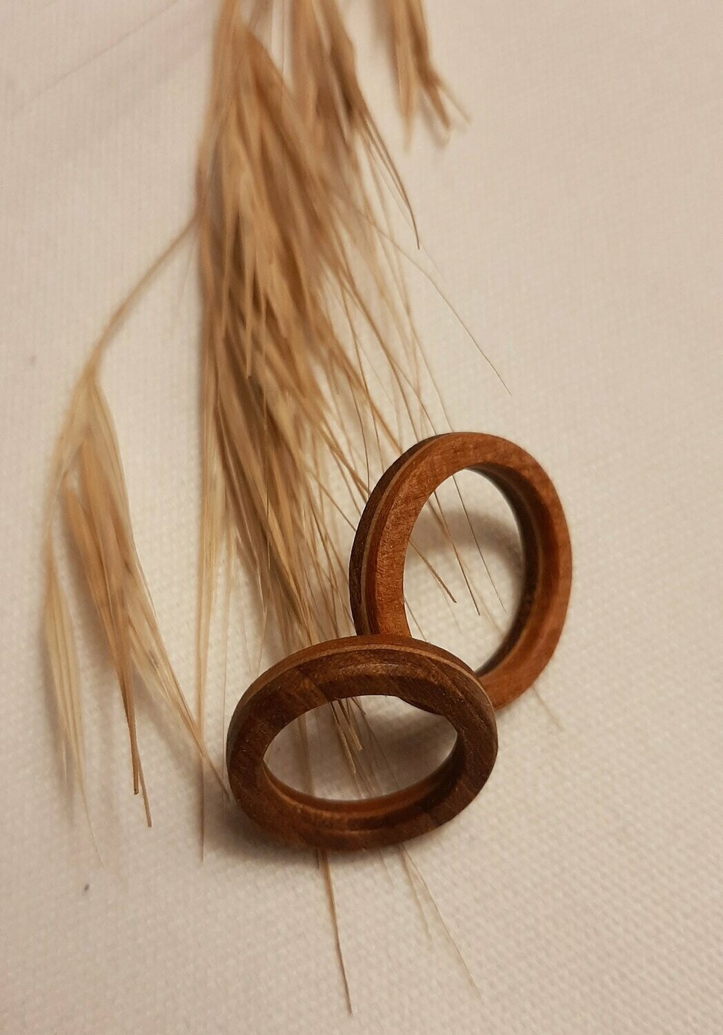 Anillo de madera Toscana cerezo, pino y nogal