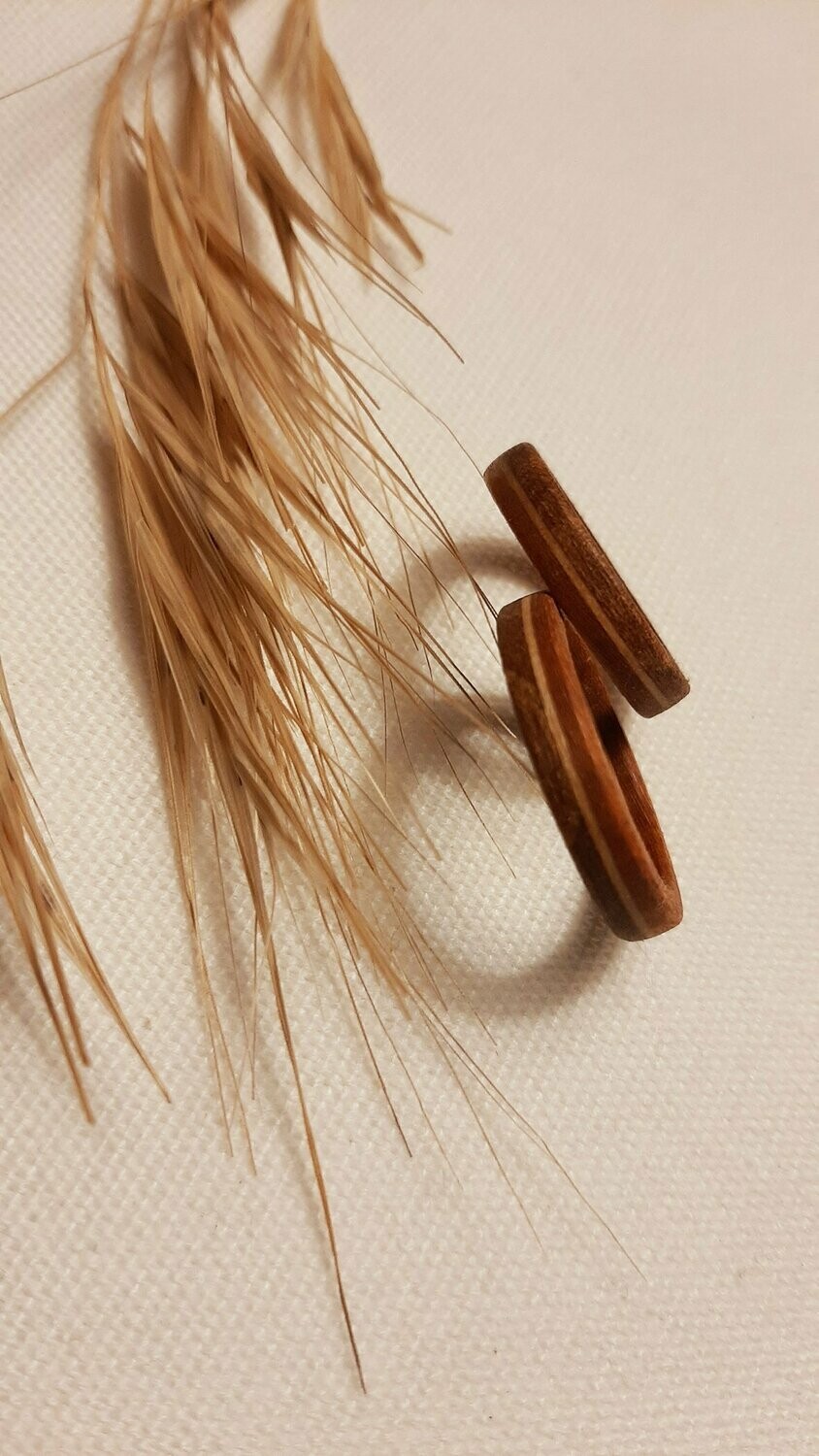 Anillo de madera Toscana. Cerezo, pino y nogal. - Imagen 6