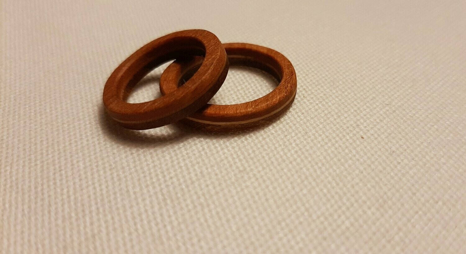 Anillo de madera Toscana. Cerezo, pino y nogal. - Imagen 5