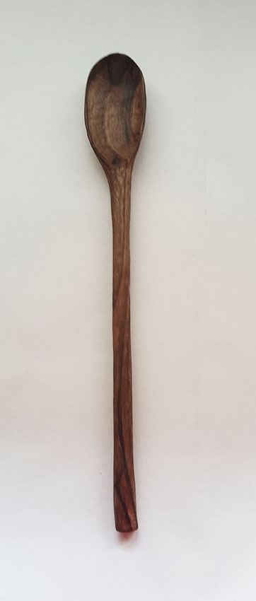 Cuchara madera de nogal. Long - Imagen 2