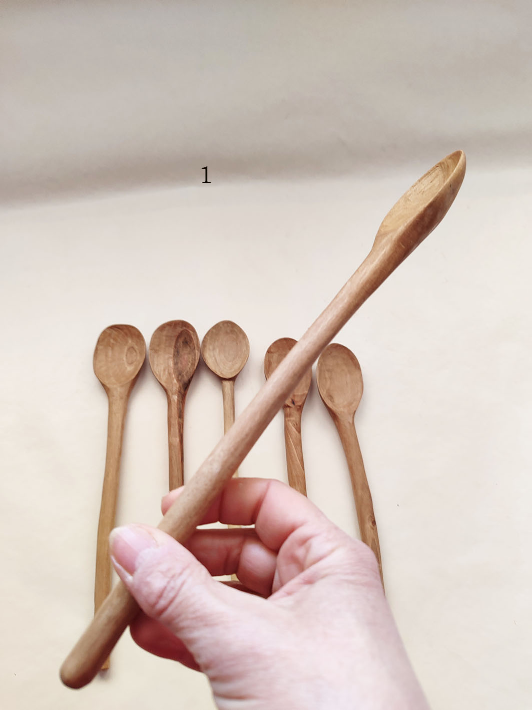 Cuchara de madera Kata. Nogal - Imagen 5