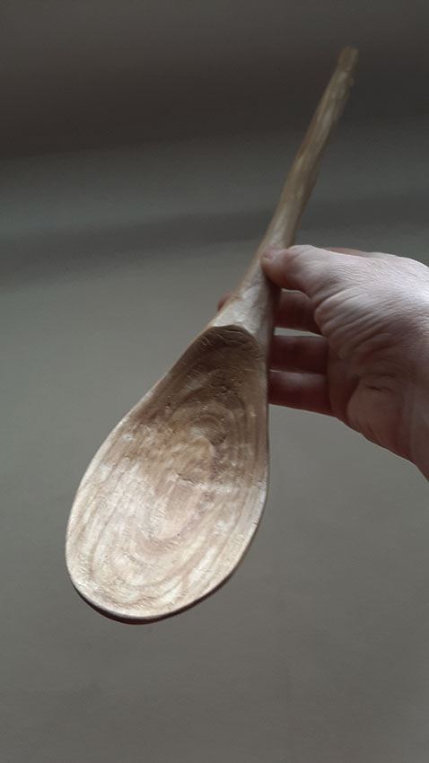 Cucharón madera de castaño Big