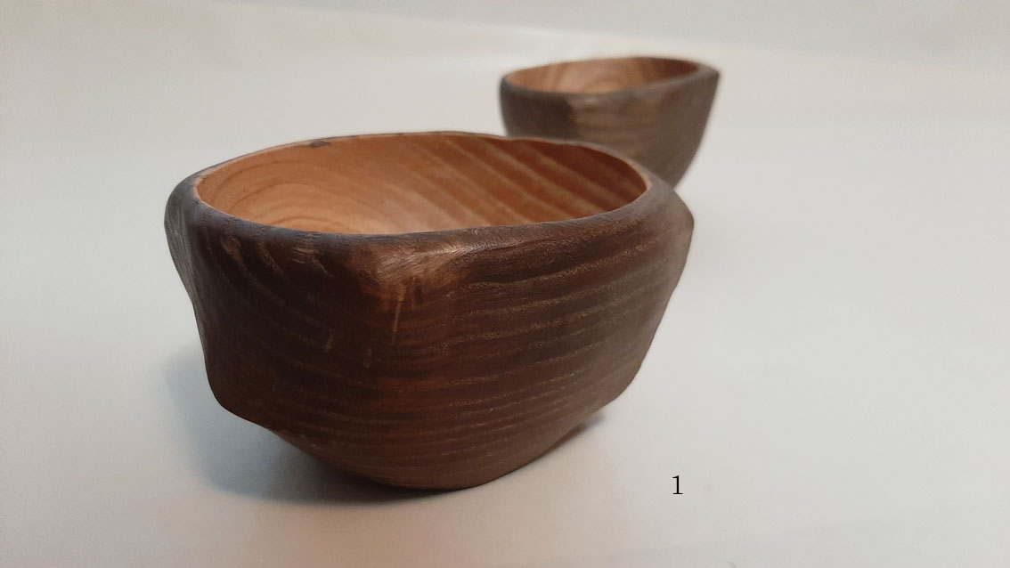 Cuenco madera fresno oscuro - Imagen 4
