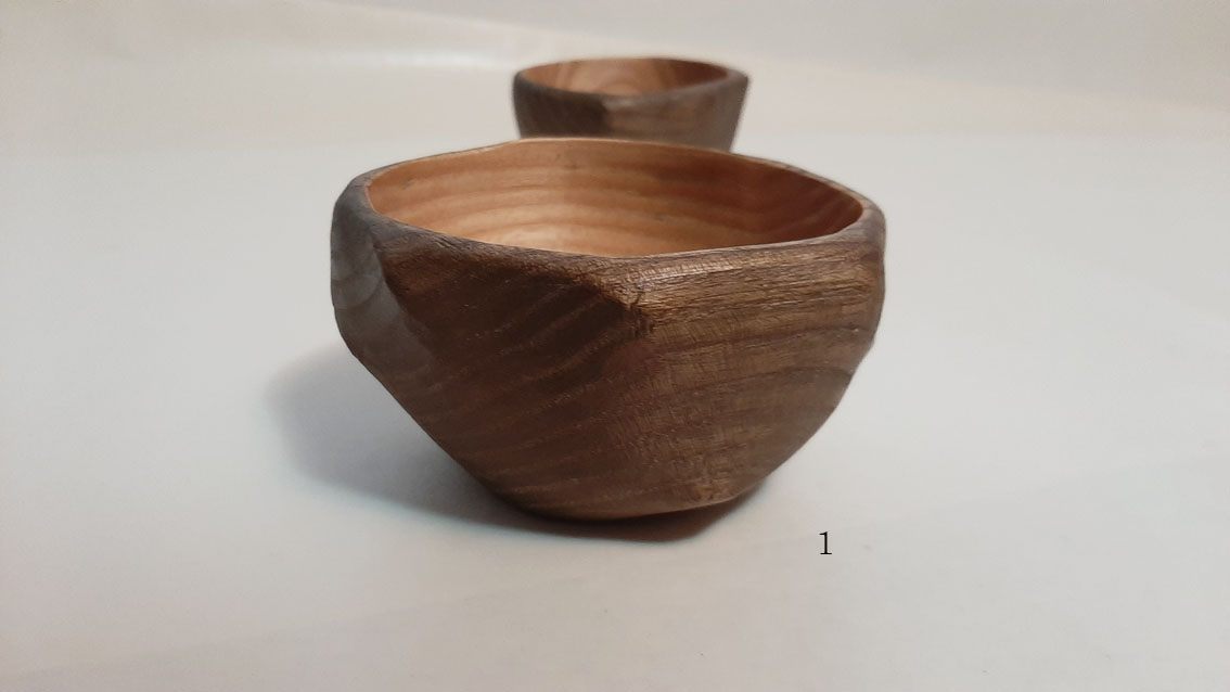 Cuenco madera fresno oscuro