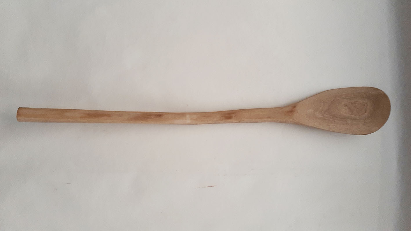 Espátula madera nogal grande