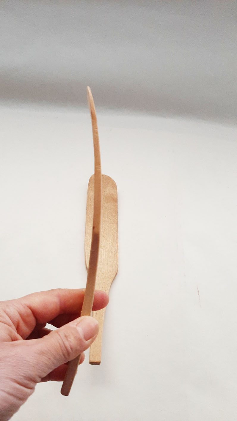 Espátula madera abedul artesana - Imagen 5
