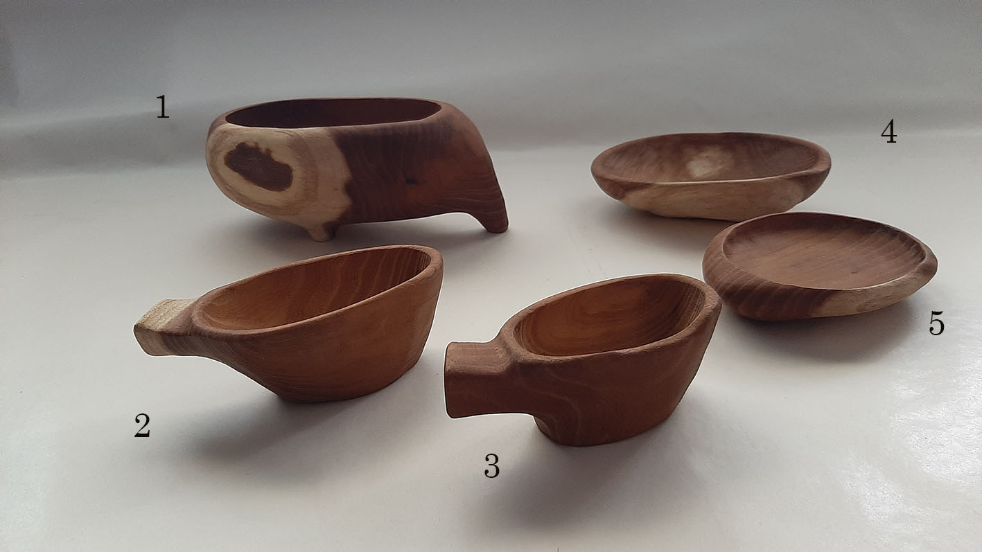 Cuenco madera de olmo. Cinco piezas a elegir - Imagen 3