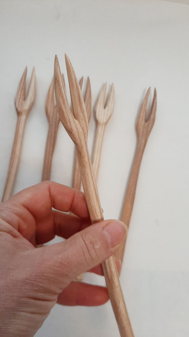 Pincho largo madera fresno - Imagen 7