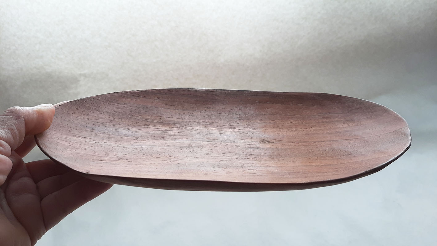 Plato madera jatoba largo - Imagen 4