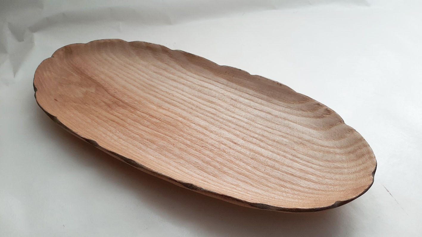 Plato madera de fresno. Bodoque - Imagen 2