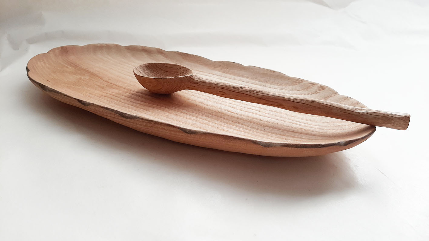 Plato madera de fresno. Bodoque - Imagen 5