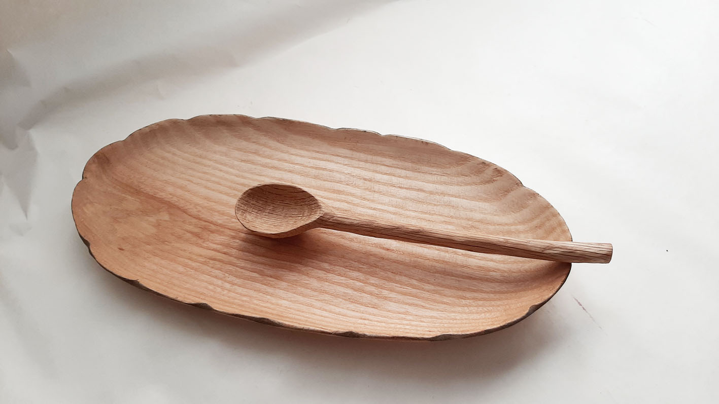 Plato madera de fresno. Bodoque - Imagen 6