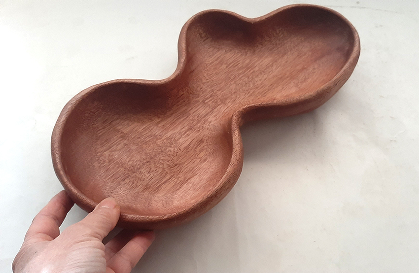 Cuenco madera de caoba. ARP - Imagen 3