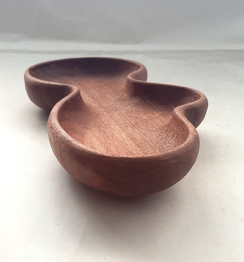 Cuenco madera de caoba. ARP - Imagen 6