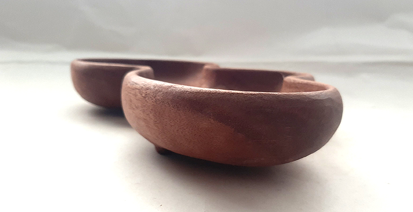 Cuenco madera de caoba. ARP - Imagen 7