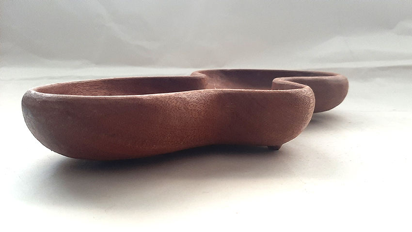 Cuenco madera de caoba. ARP - Imagen 8
