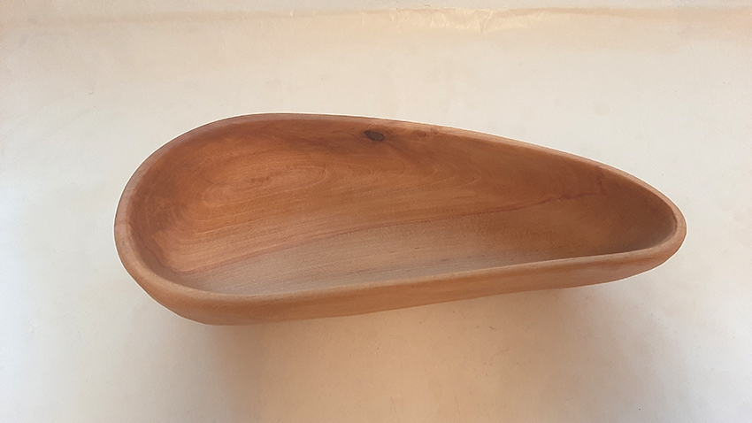 Cuenco madera abedul largo. - Imagen 4