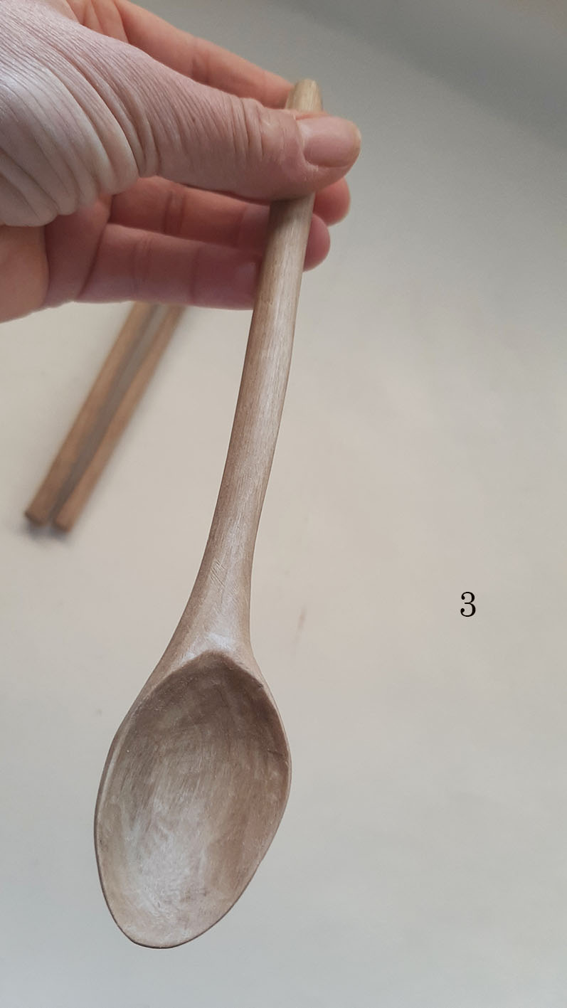 Cuchara madera nogal corta - Imagen 8