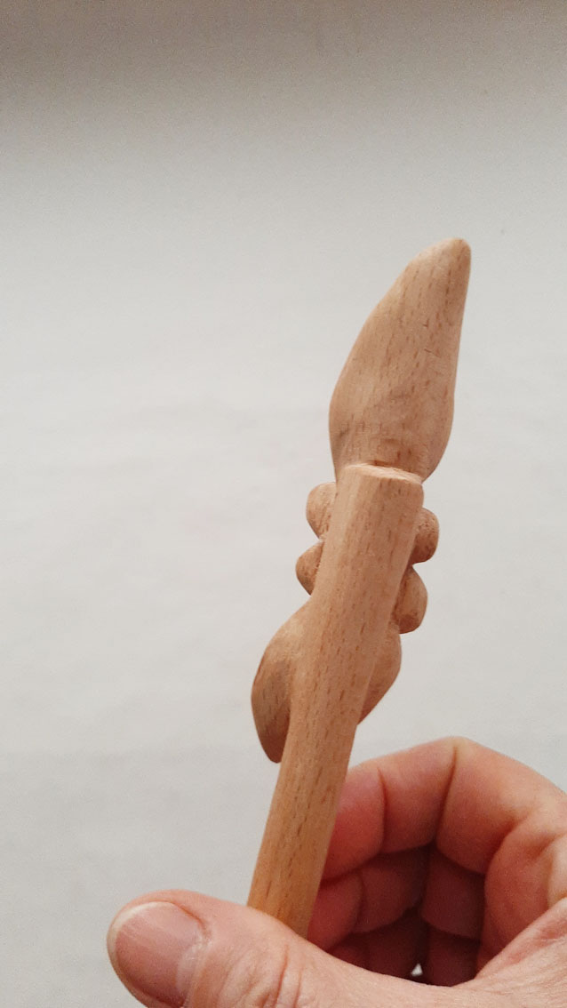 Cuchara madera haya Flor - Imagen 11