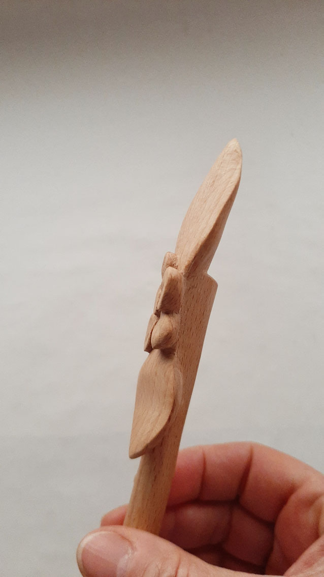 Cuchara madera haya Flor - Imagen 10
