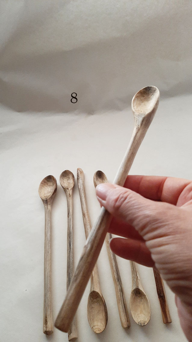 Cuchara larga madera laurel - Imagen 11
