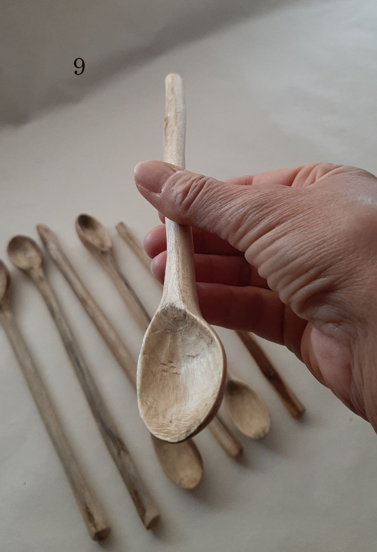Cuchara larga madera laurel - Imagen 12