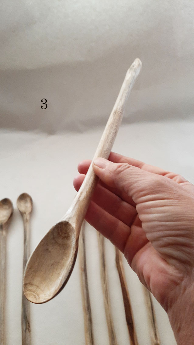 Cuchara larga madera laurel - Imagen 6