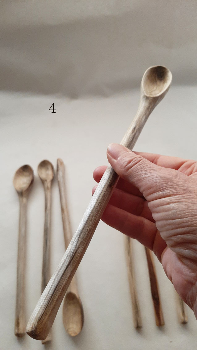 Cuchara larga madera laurel - Imagen 7