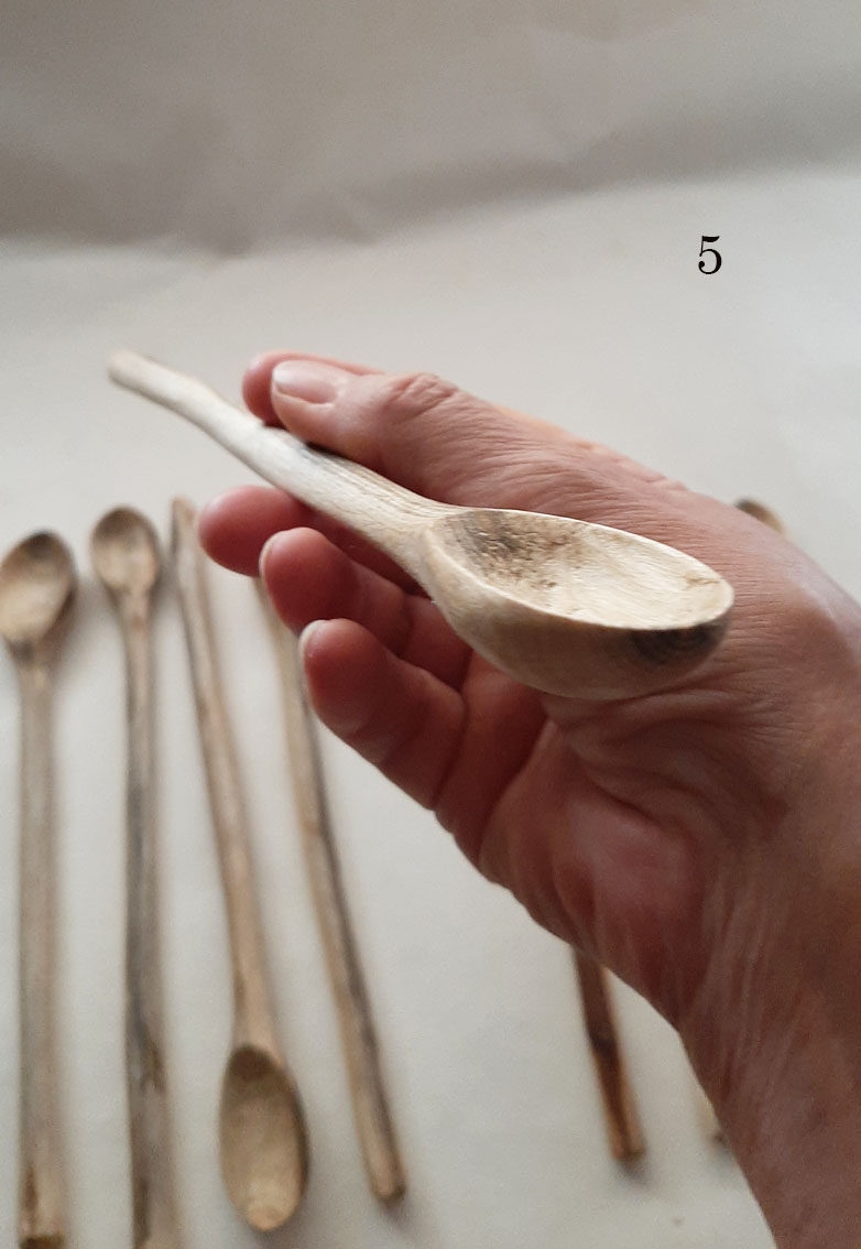 Cuchara larga madera laurel - Imagen 8