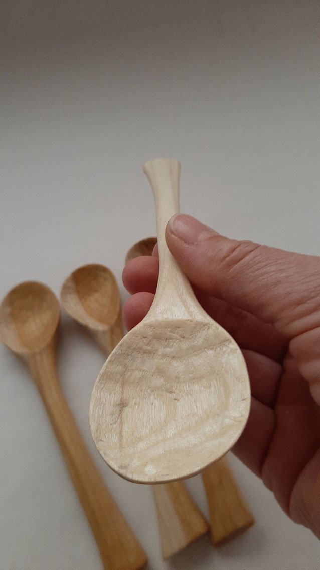 Cuchara madera acacia variedad - Imagen 4