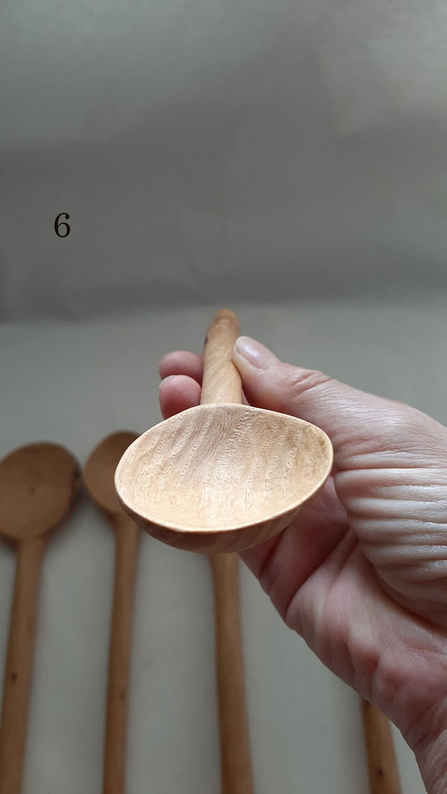 Cuchara madera roble grande - Imagen 10