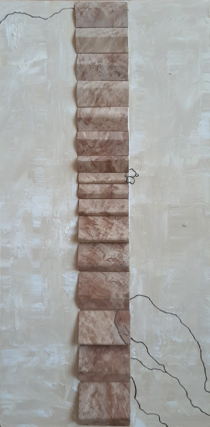 Cuadro madera Monotonía 1