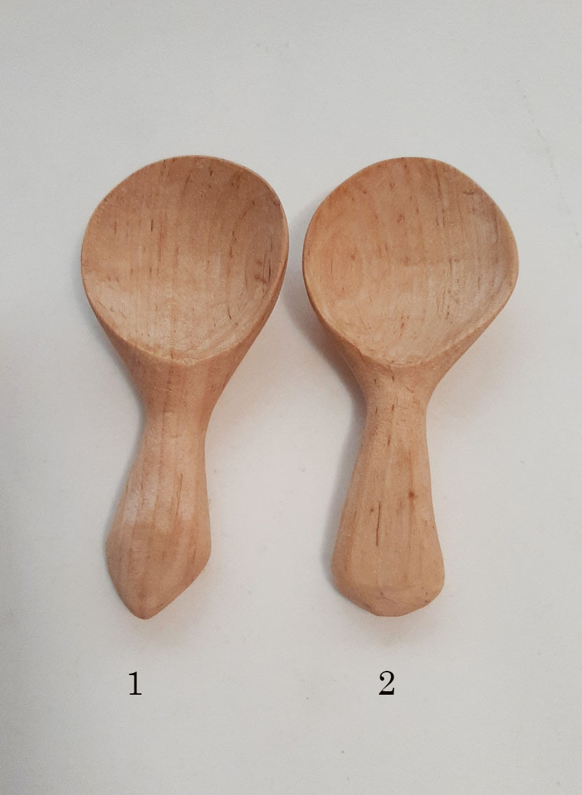 Cuchara madera abedul café - Imagen 2