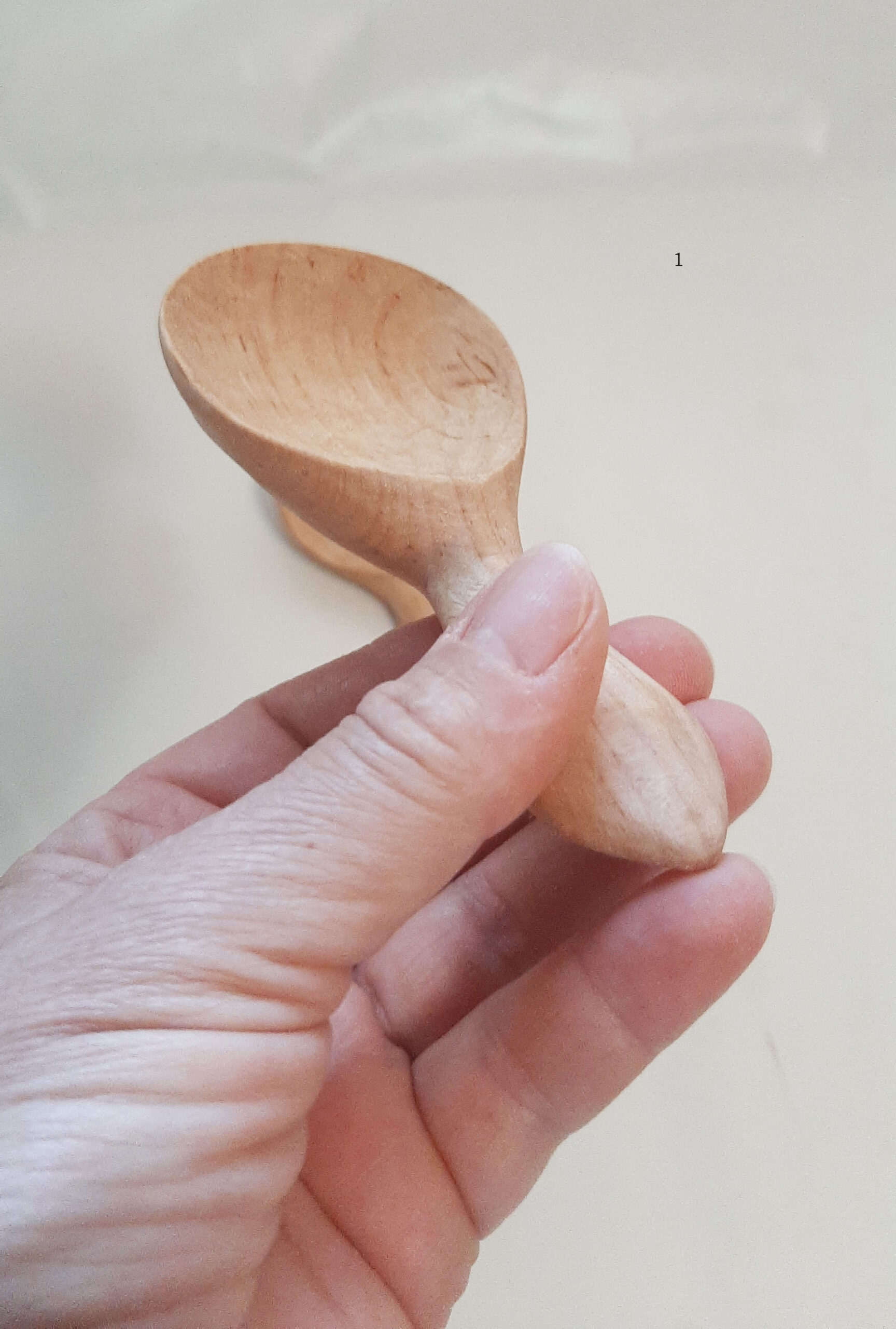 Cuchara madera abedul café - Imagen 5