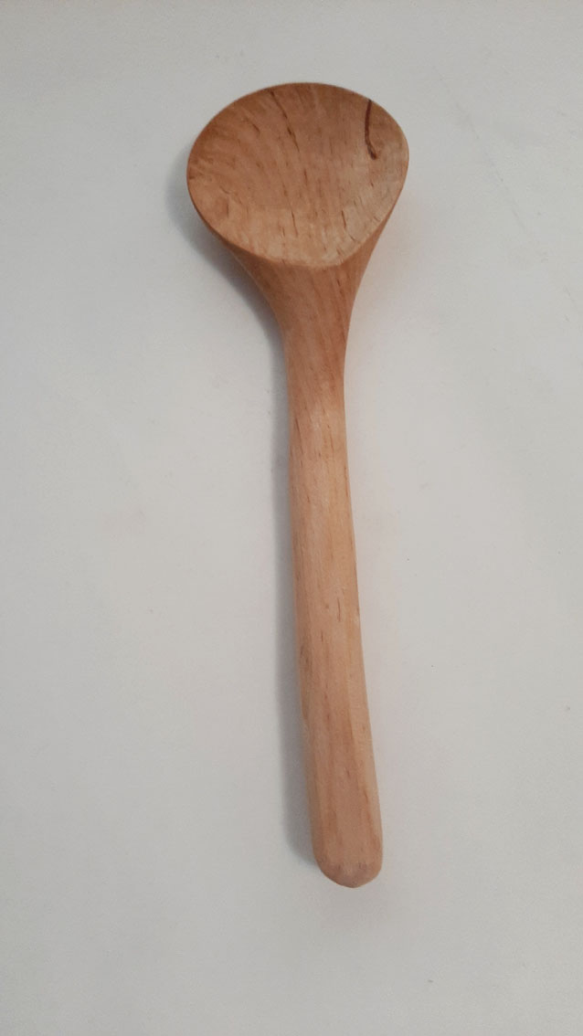 Cuchara madera abedul cocina - Imagen 2