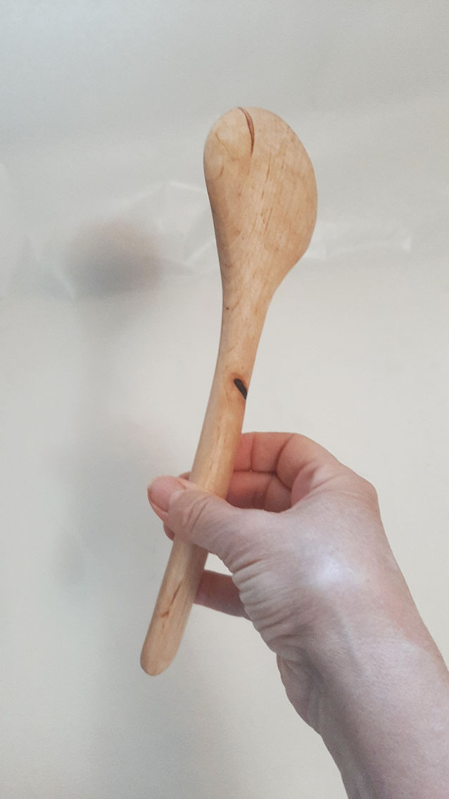 Cuchara madera abedul cocina - Imagen 6