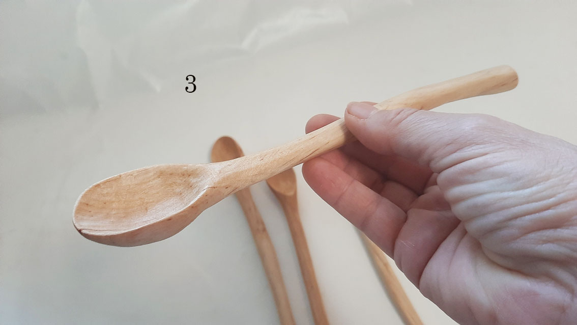 Cuchara larga madera abedul - Imagen 7