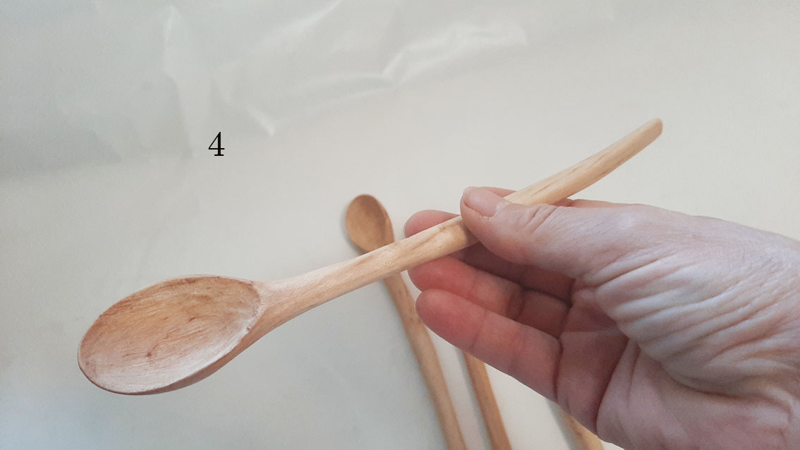 Cuchara larga madera abedul - Imagen 8