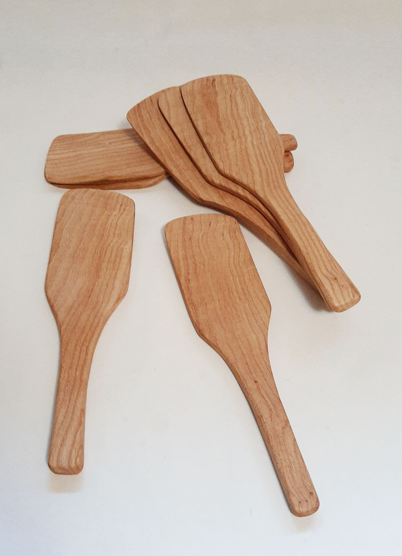 Espátula ancha madera nogal - Imagen 3