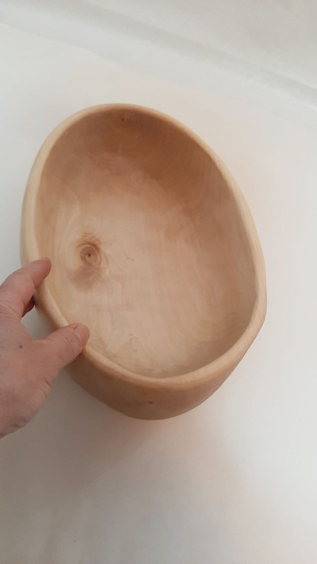 Cuenco madera abedul grande - Imagen 5
