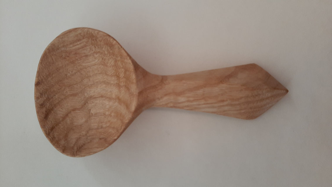 Cuchara madera nogal clásica - Imagen 2