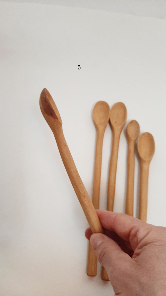 Cuchara roble larga miel - Imagen 8