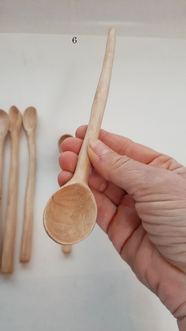 Cuchara rama madera olivo. Cocina - Imagen 11