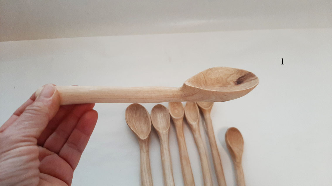 Cuchara rama madera olivo. Cocina - Imagen 4