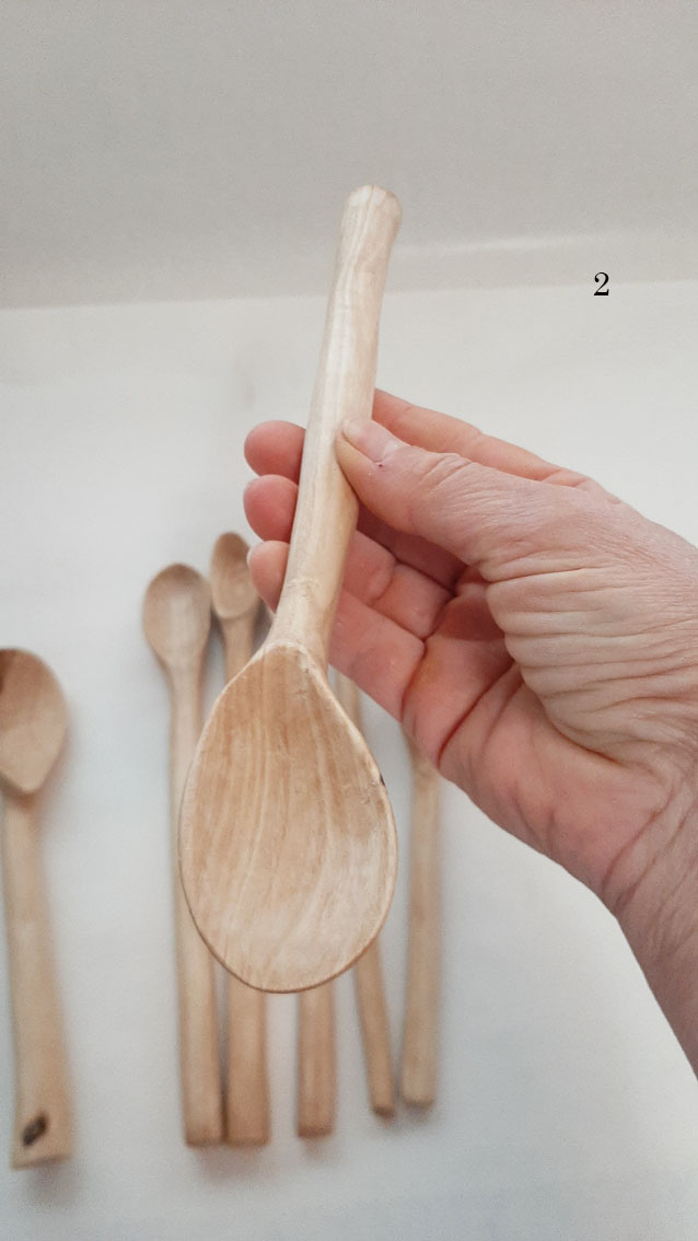 Cuchara rama madera olivo. Cocina - Imagen 6
