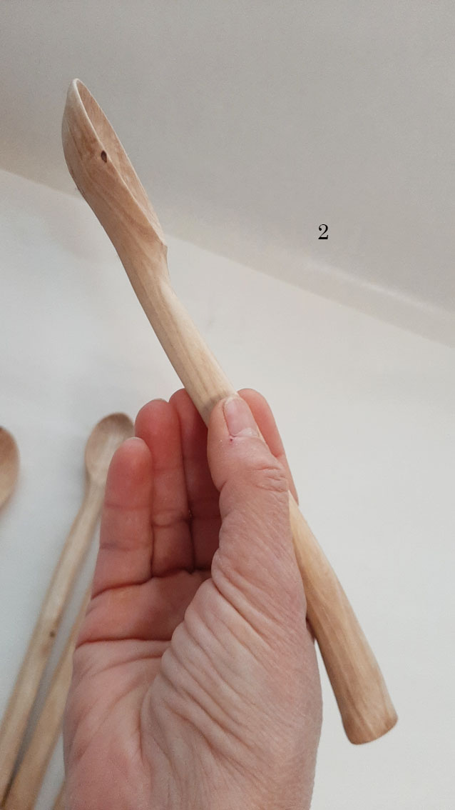 Cuchara rama madera olivo. Cocina - Imagen 7