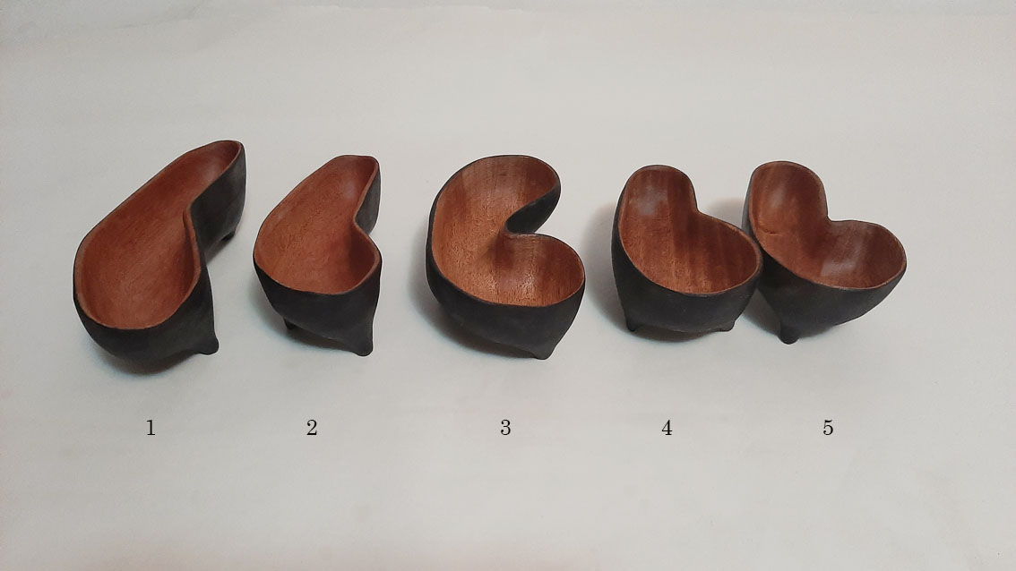Cuenco coma madera caoba. A elegir - Imagen 2