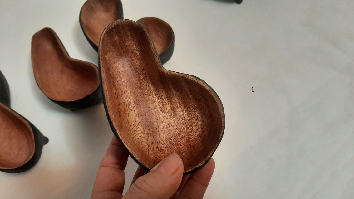 Cuenco coma madera caoba. A elegir - Imagen 12