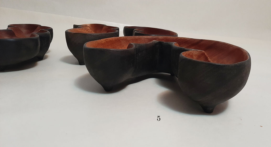 Cuenco cinco madera caoba. A elegir - Imagen 13
